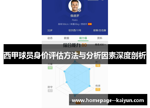 西甲球员身价评估方法与分析因素深度剖析 西甲球员身价评估方法与分析因素深度剖析